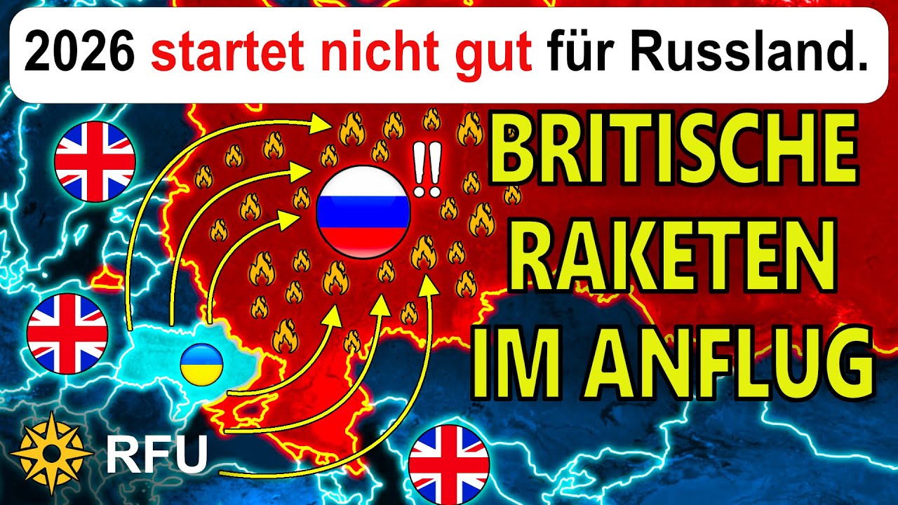 02.01.26: Ukraine schickt Storm Shadows gegen strategische russische Einrichtungen
