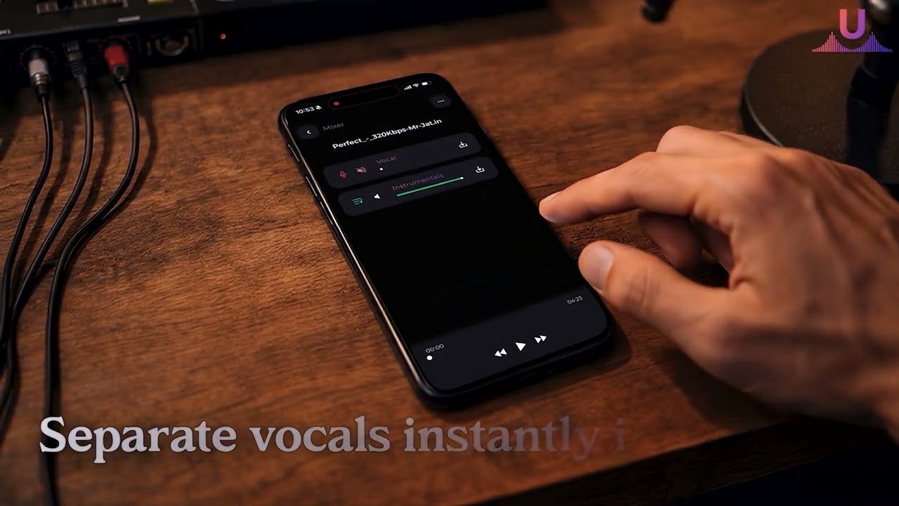 Separate Vocals, Drums & Music Instantly | unMix AI Vocal Remover #karaokeapp #studiosession #unmix