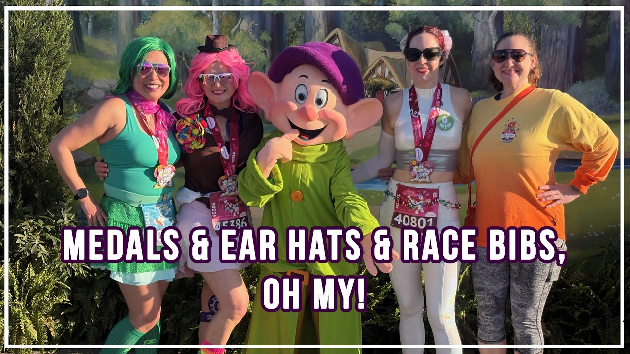 Walt Disney World Marathon Weekend Unpacking Video! Medals, Shirts, Plastic Cheese & More