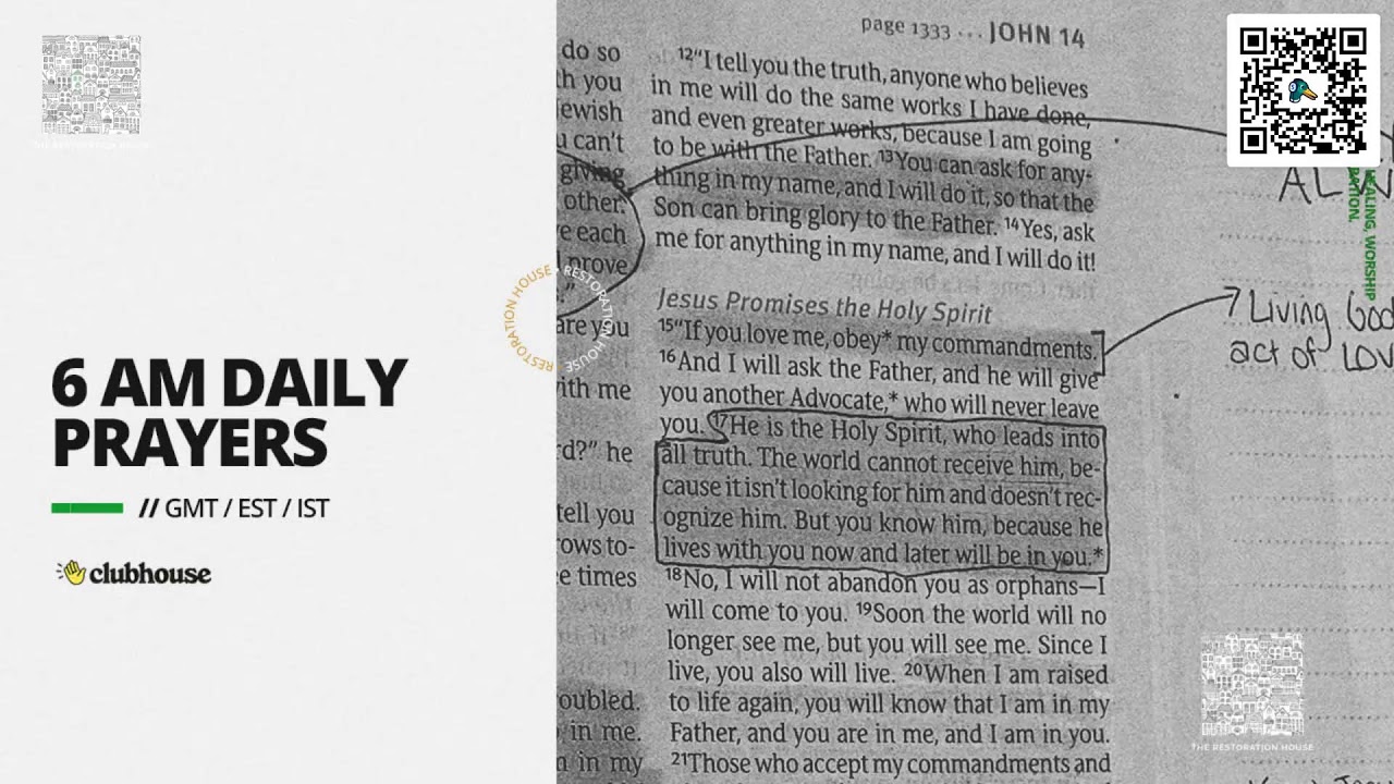6 AM GMT Morning Prayers | Prayers, Worship, Scripture Reading | 13/02/026