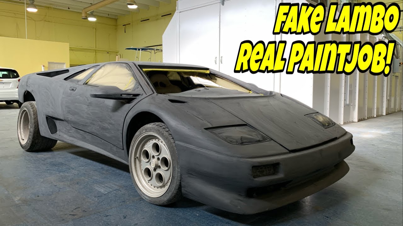 FAKE Lamborghini Gets Incredible Paintjob!