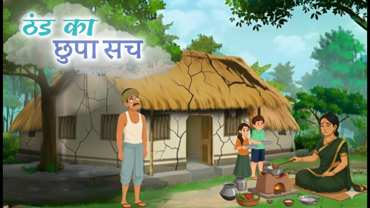 ठंड का छुपा सच | Hindi Cartoon Story | Moral Story | Hindi Kahaniya | Animated Story