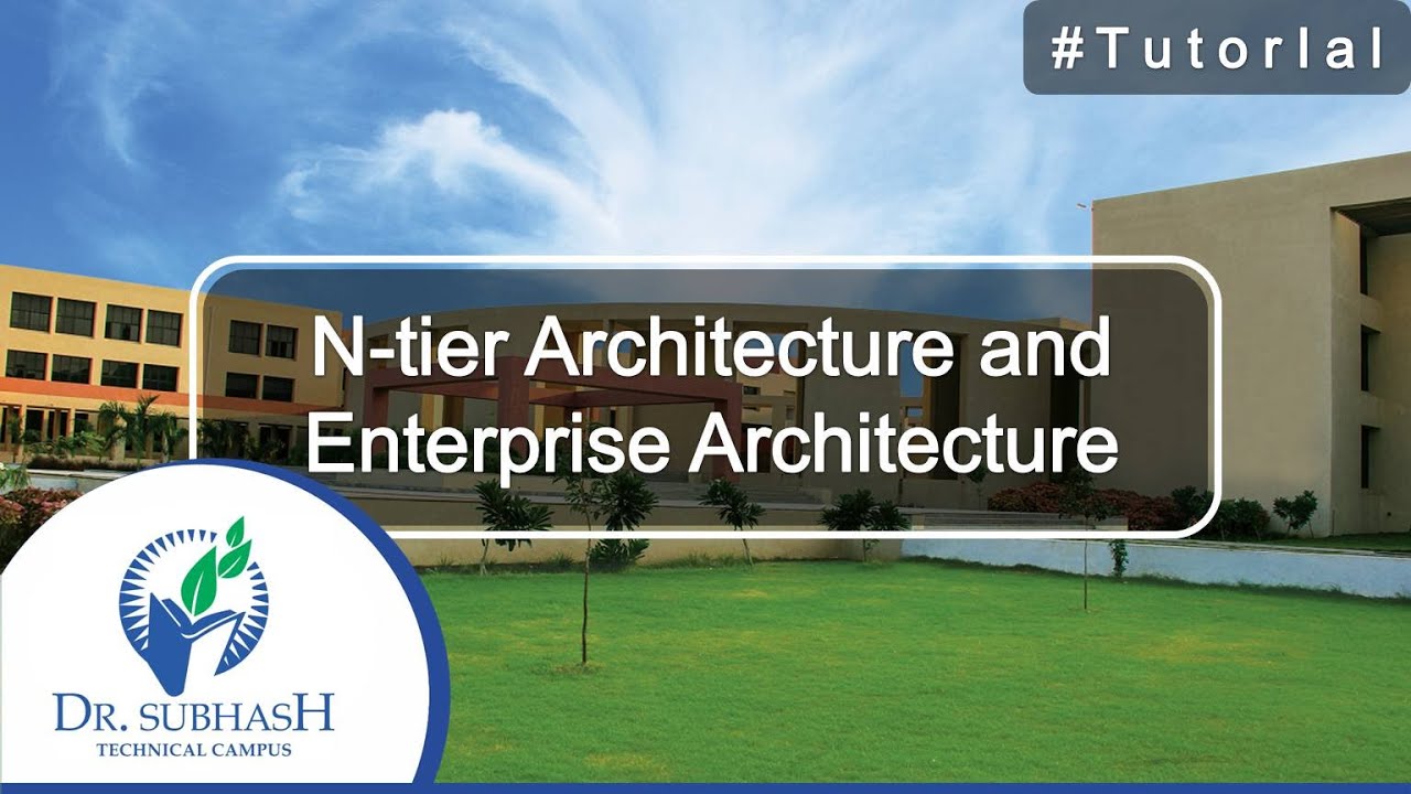 Unit1-1.2 N tier architecture and Enterprise Architecture