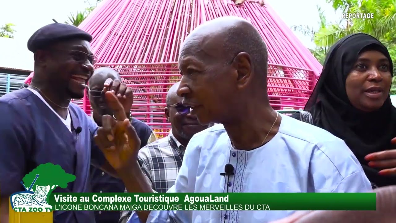VISITE AU COMPLEXE TOURISTIQUE AGOUALAND: L'ICONE BONCANA MAIGA DECOUVRE LES MERVEILLES DU CTA