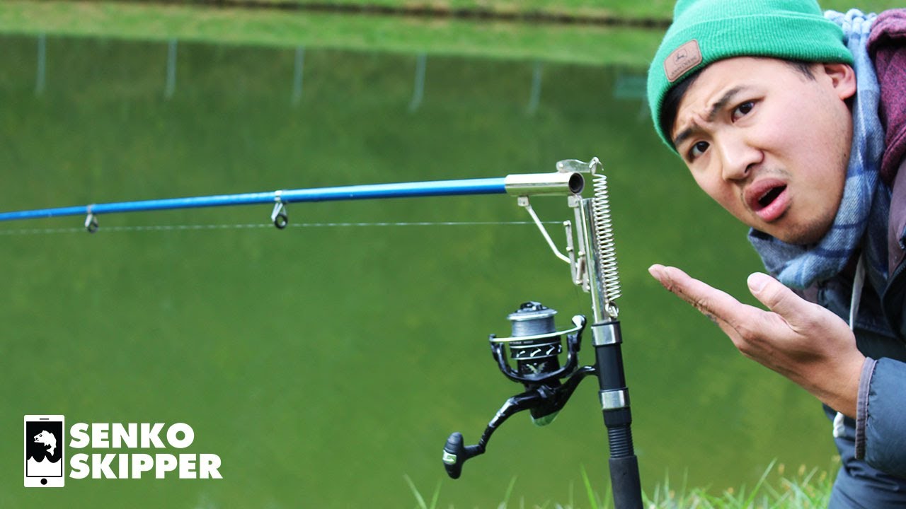$15 Self-Setting Fishing Rod - THIS IS TOO EASY!