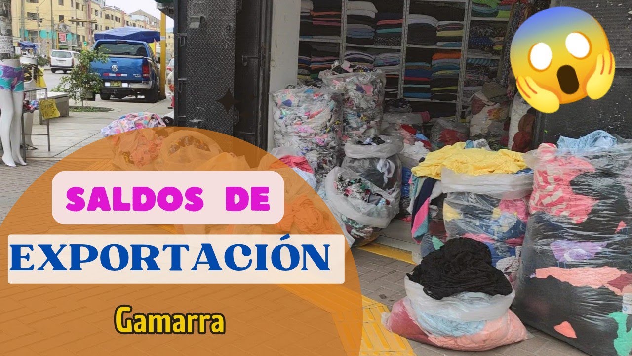 📣TOUR Saldos de exportaci&oacute;n, GAMARRA/RETAZOS DE TELAS