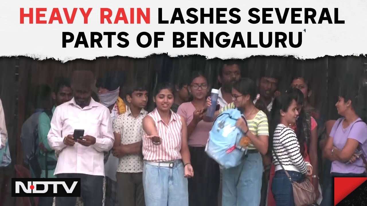 Bengaluru Weather Today | Heavy Rain Lashes Several Parts Of Bengaluru City, IMD Issues Yellow Alert
