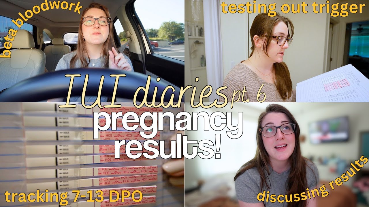 IUI diaries pt. 6 | testing out my trigger shot 7 - 13 days past IUI + pregnancy test & IUI results