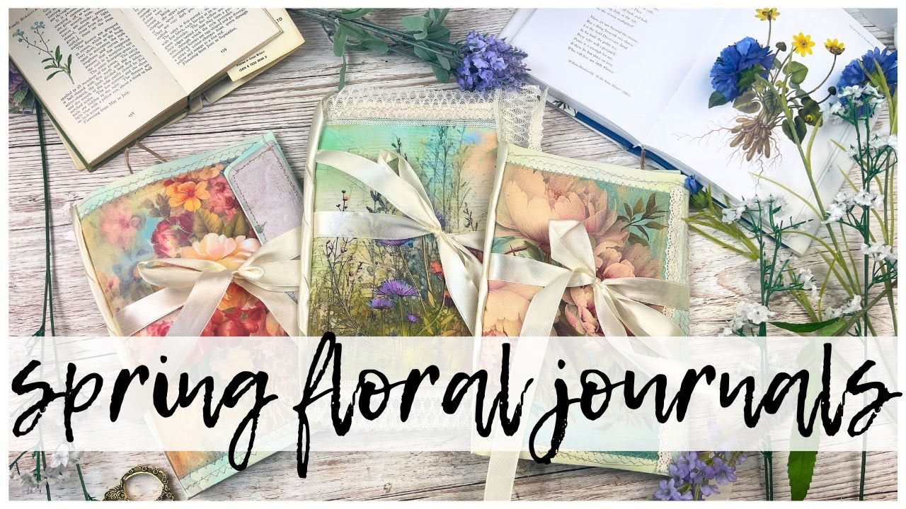 Spring Floral Envelope Journals | Making of and Flip Through | ms.paperlover | 2024
