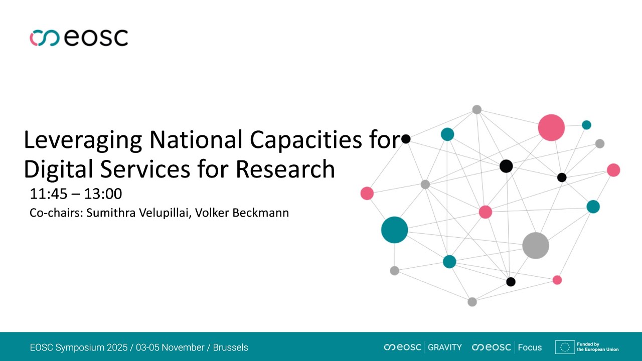 EOSC Symposium | Leveraging National Capacities for Digital Services for Research