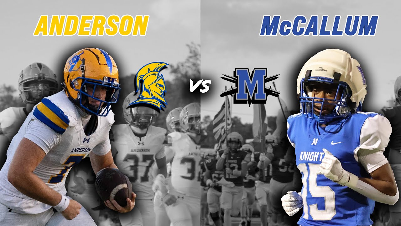 Austin Anderson vs Austin McCallum INNAUGRUAL SHOAL CREEK SHOWDOWN AUSTIN'S OLDEST RIVALARY #txhsfb