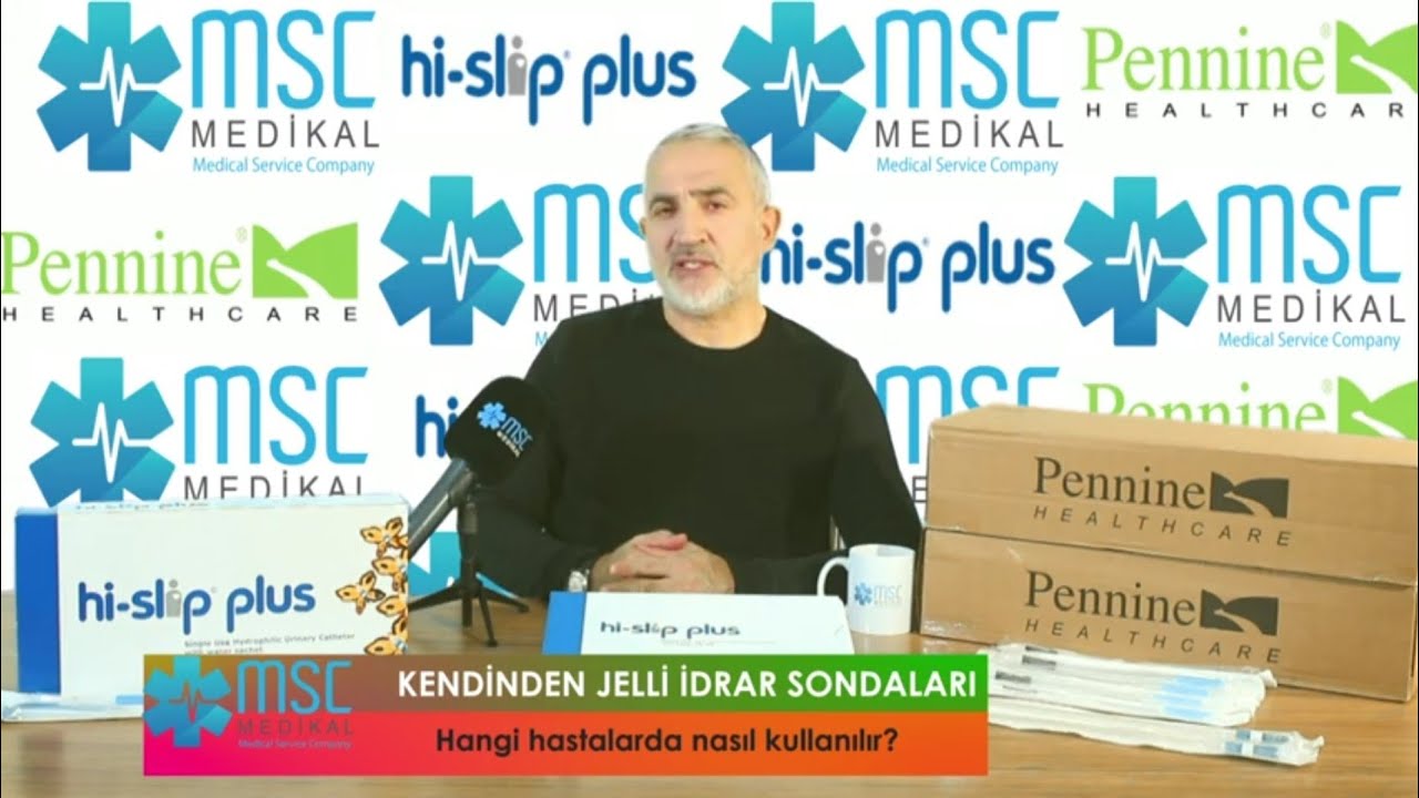 Kendinden Jelli İdrar Sondası nasıl kullanılır. Hi-Slip Plus ve Pennine