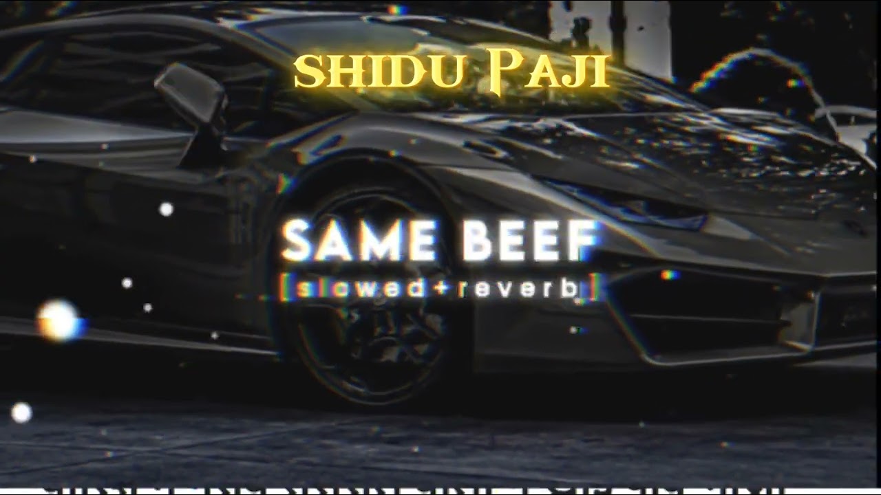 🔥 Same Beef (Lo-Fi Vibes) | Sidhu Moose Wala x Bohemia | LoFi Remix  