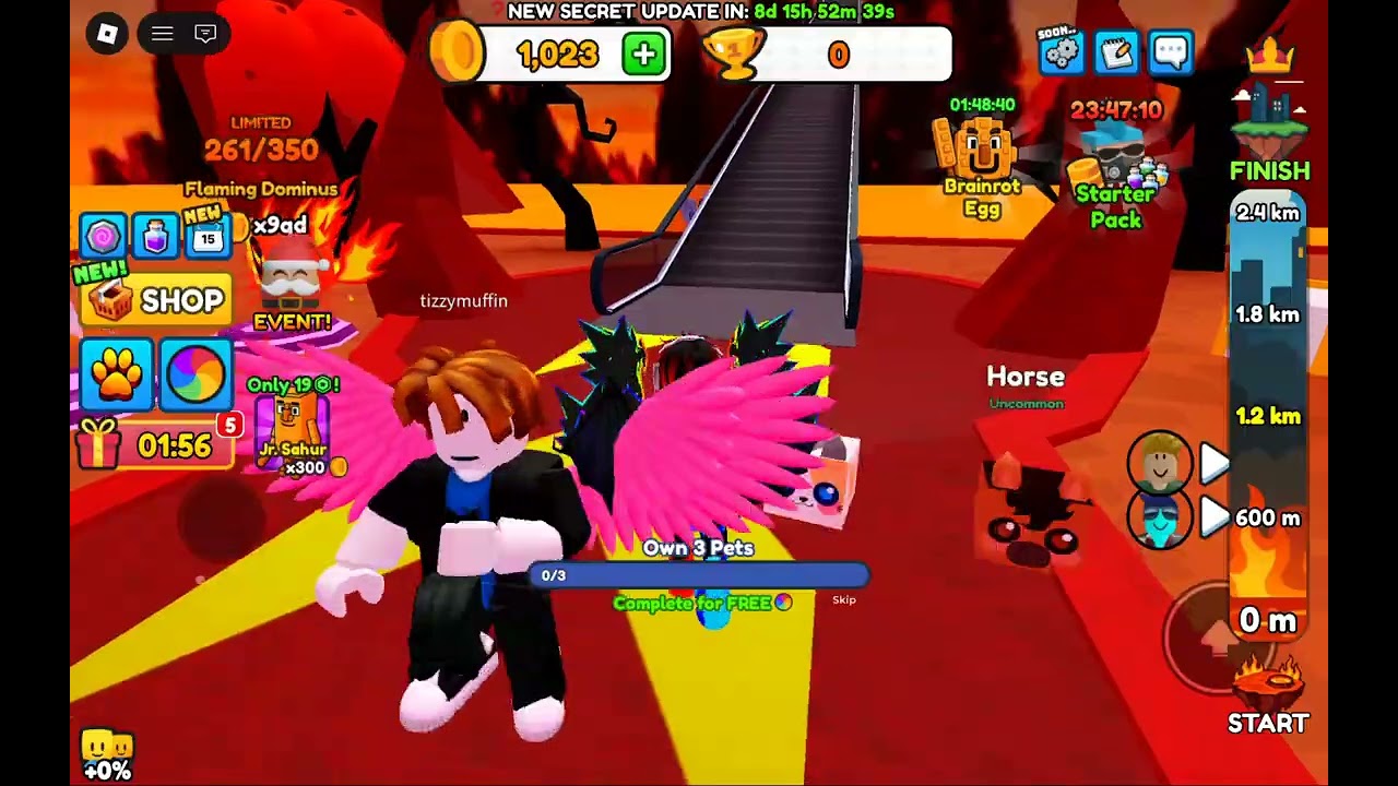 Playing Climb & Roll Down Escalator