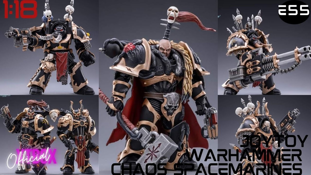 1:18 Toy News Update - Warhammer 40k - Chaos Space Marine Black Legion Warband