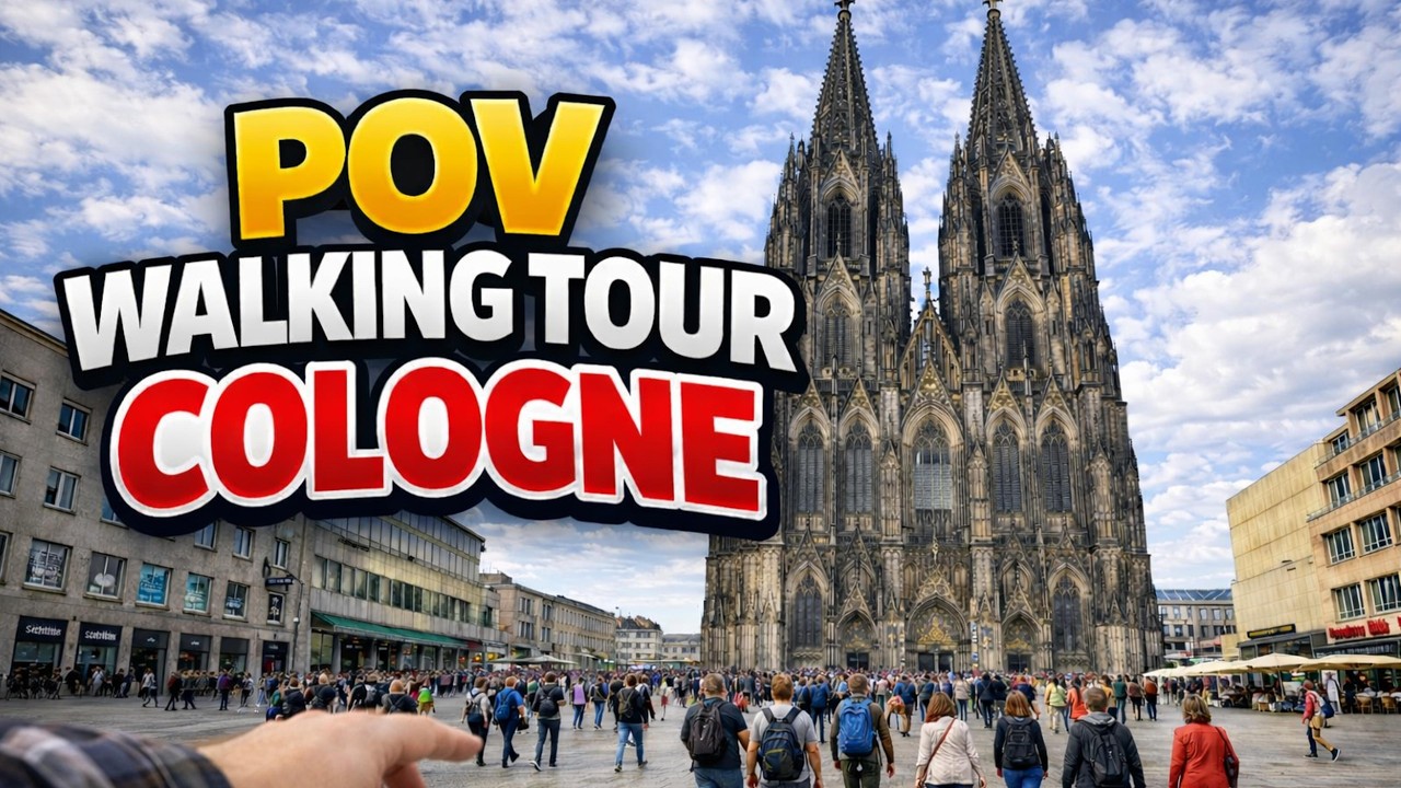 Cologne Cathedral Walking Tour 4K POV City Walk Germany No Talking youtube