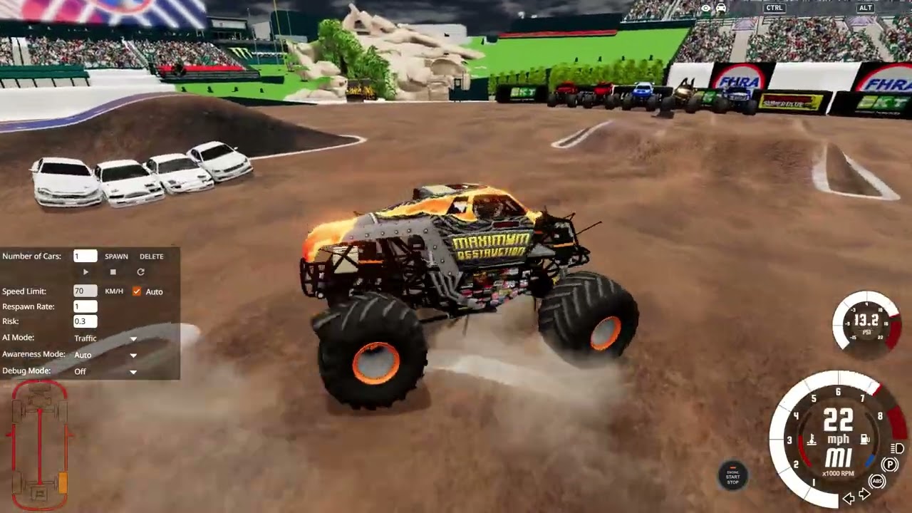 Monster Jam Freestyle But With A Custom Map