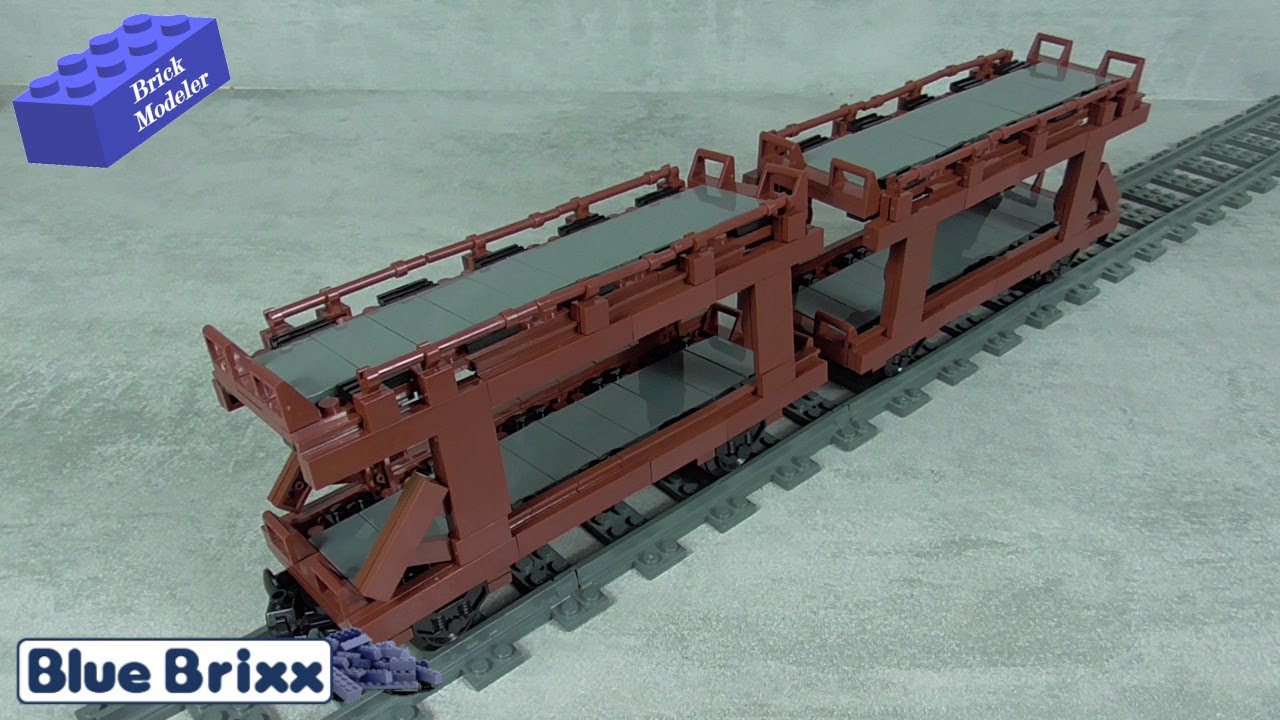 BlueBrixx BRIX 101039 - Car-carrier Wagon - Speedbuild