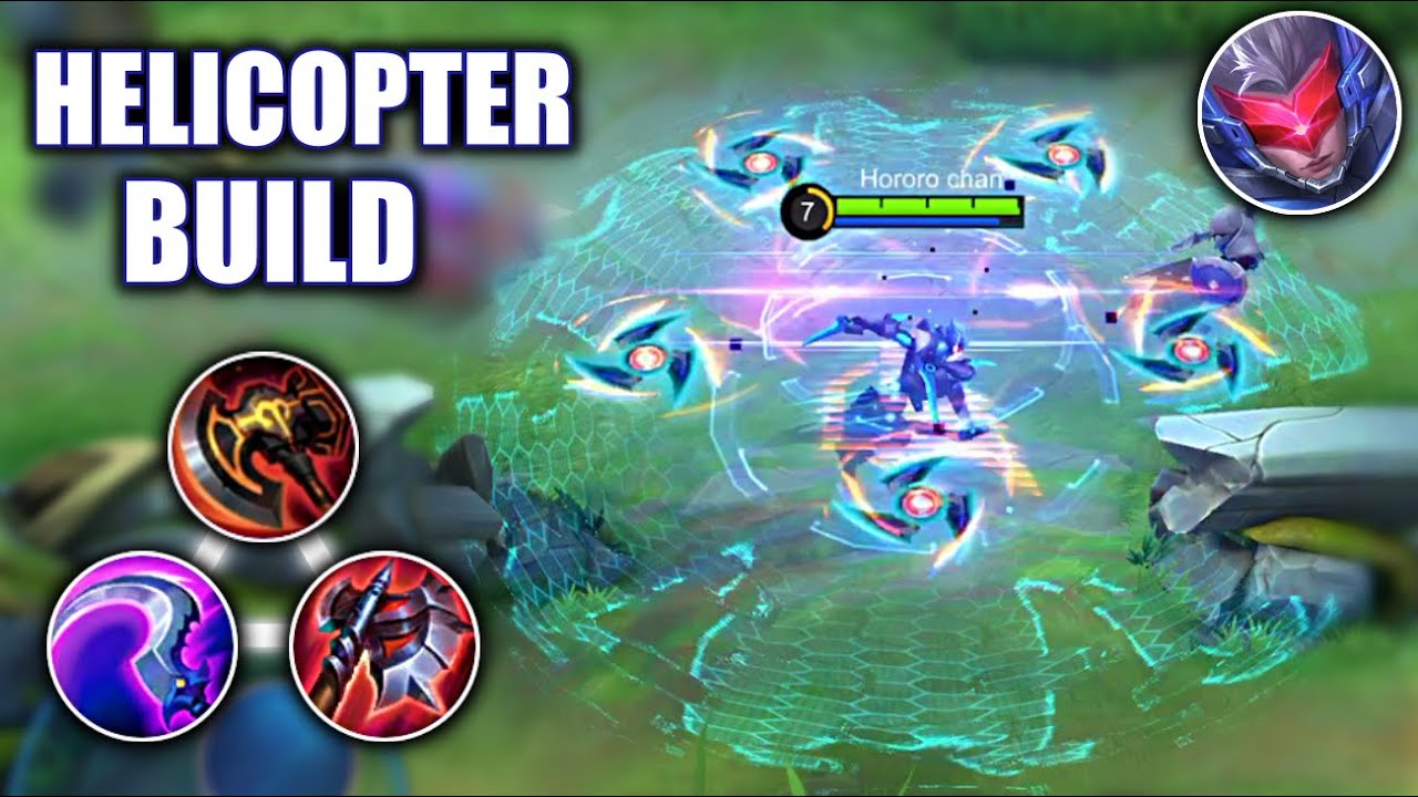 SABER'S HELICOPTER BUILD 40%CDR | MOBILE LEGENDS