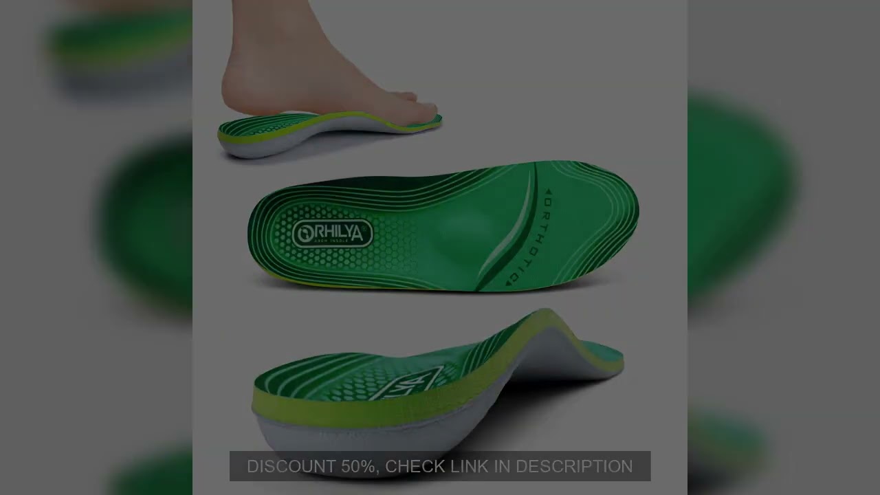 IFitna Plantar Fasciitis Relief Orthopedic Insole Flat Feet High Arch Support Metatarsal Pain Insert