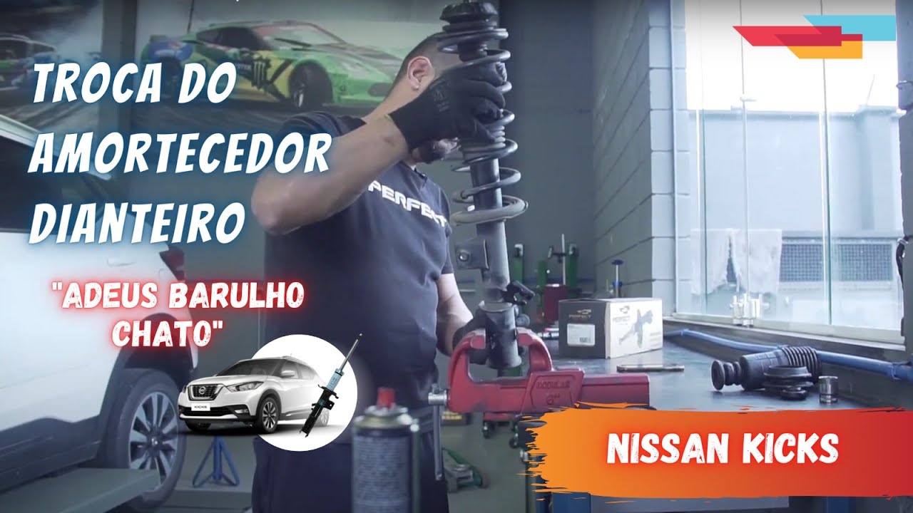 TROCA DO AMORTECEDOR DIANTEIRO | NISSAN KICKS