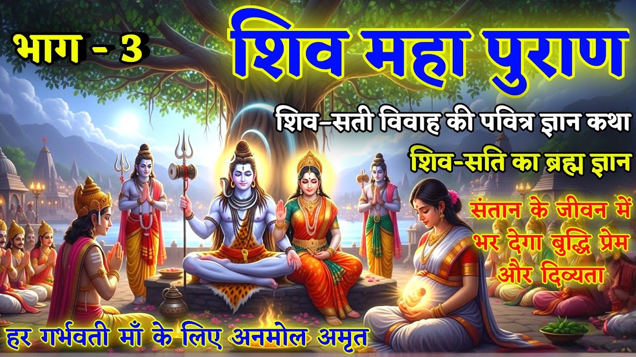 गर्भ में शिव पुराण सुनते ही शिशु का मन-बुद्धि-भाग्य बदल जाता है | Garbh Sanskar Powerful Shiv Puran