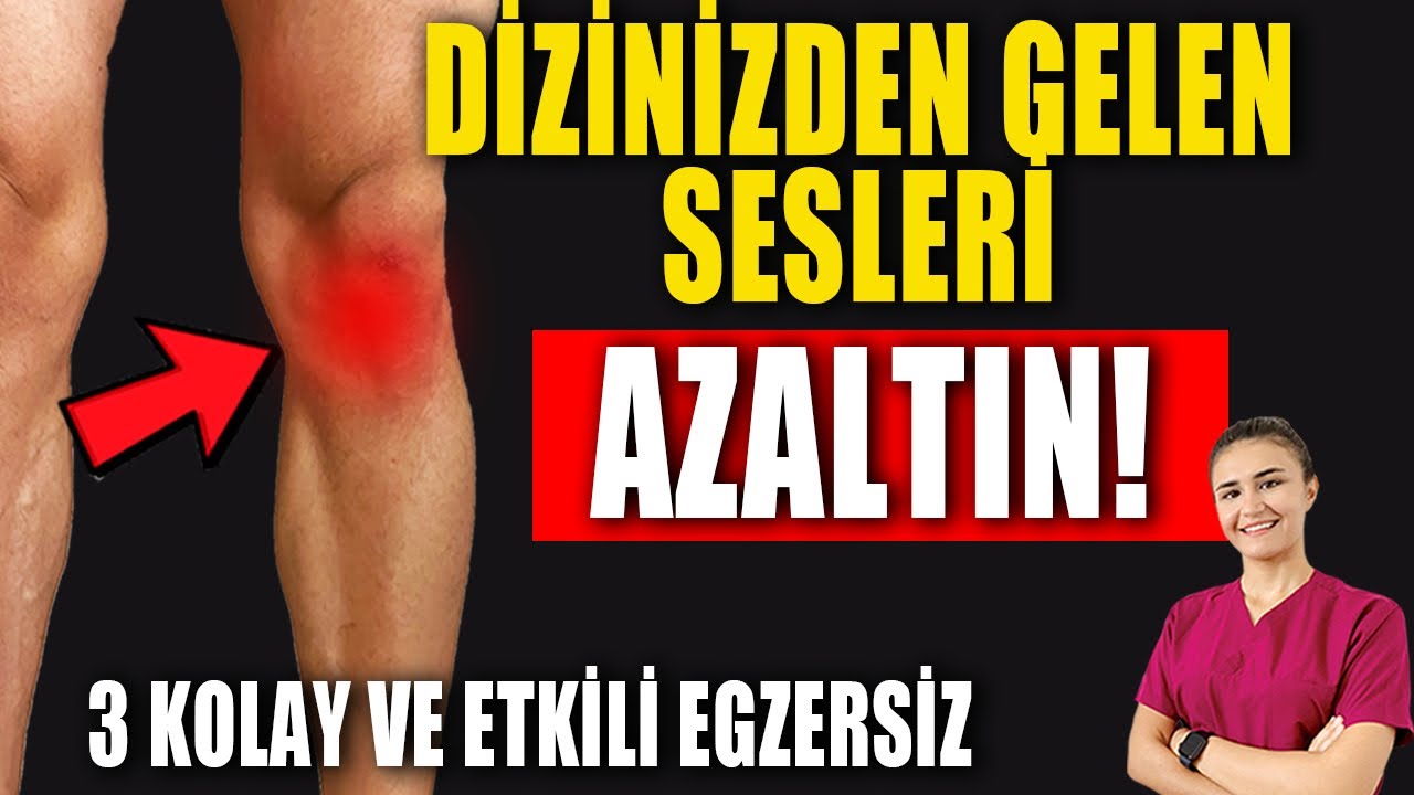 DİZLERİNİZDEN GELEN SESLERİ AZALTIN #aktifizyo #dizağrısı #kireçlenme