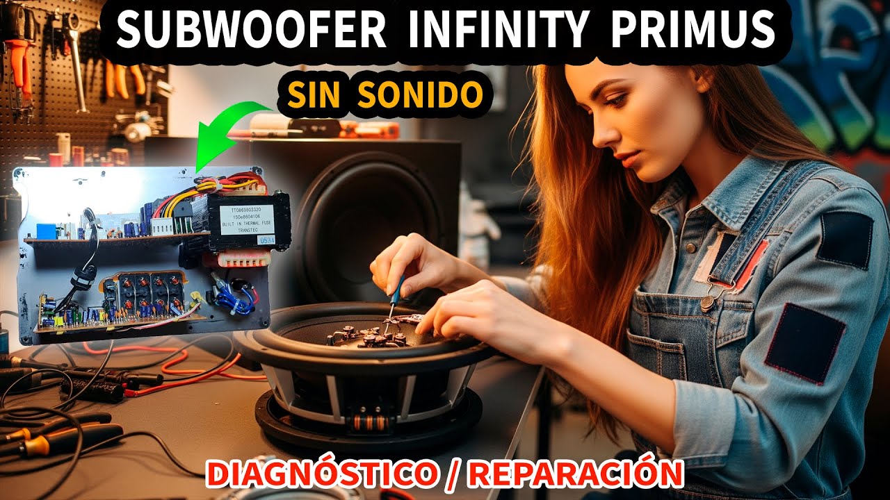 Subwoofer INFINITY | No funciona | Diagnóstico y reparación