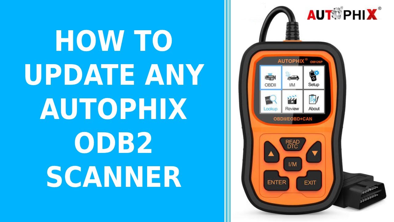 How to update any Autophix ODB2 Scanner #subscribe - Autophix OM126P demonstrated