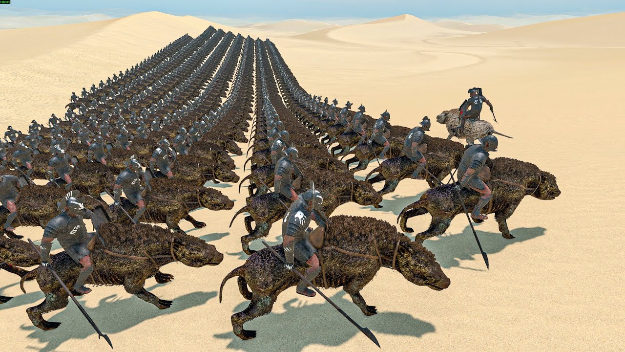 1000 Orc Wargs Attack Elves in the Desert — On Paper, This Should End Fast