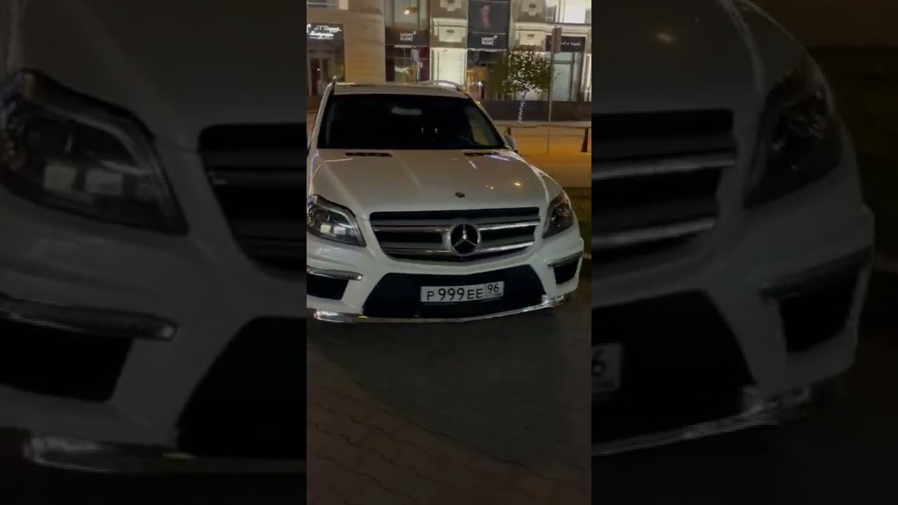 Белый MERCEDES GL 350 обзор