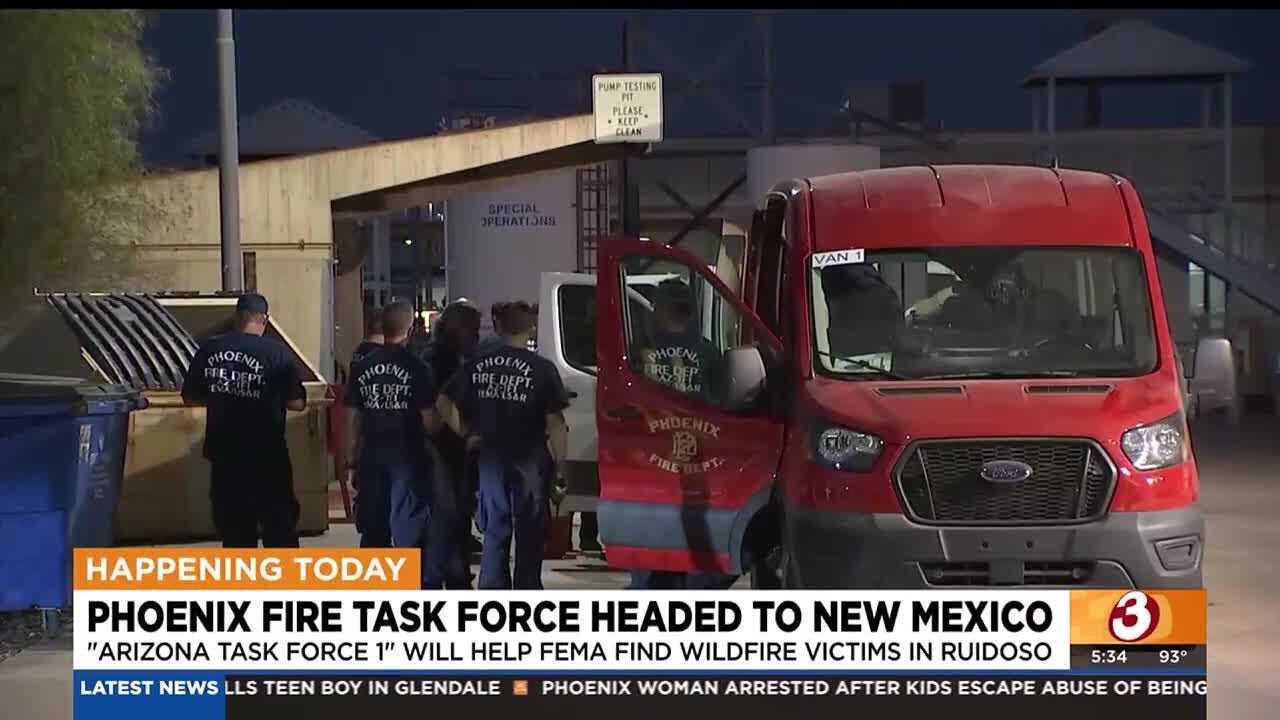 Arizona fire task force helping with New Mexico wildfire fight