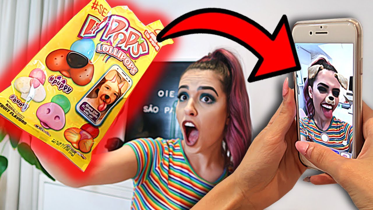 PROVEI UM DOCE AMERICANO DE FILTRO DO SNAPCHAT
