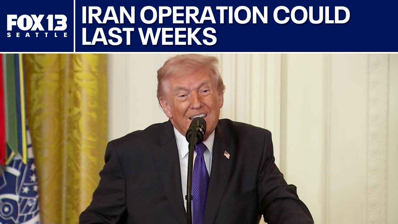 Trump says Iran operation could last 4-5 weeks | FOX 13 Seattle