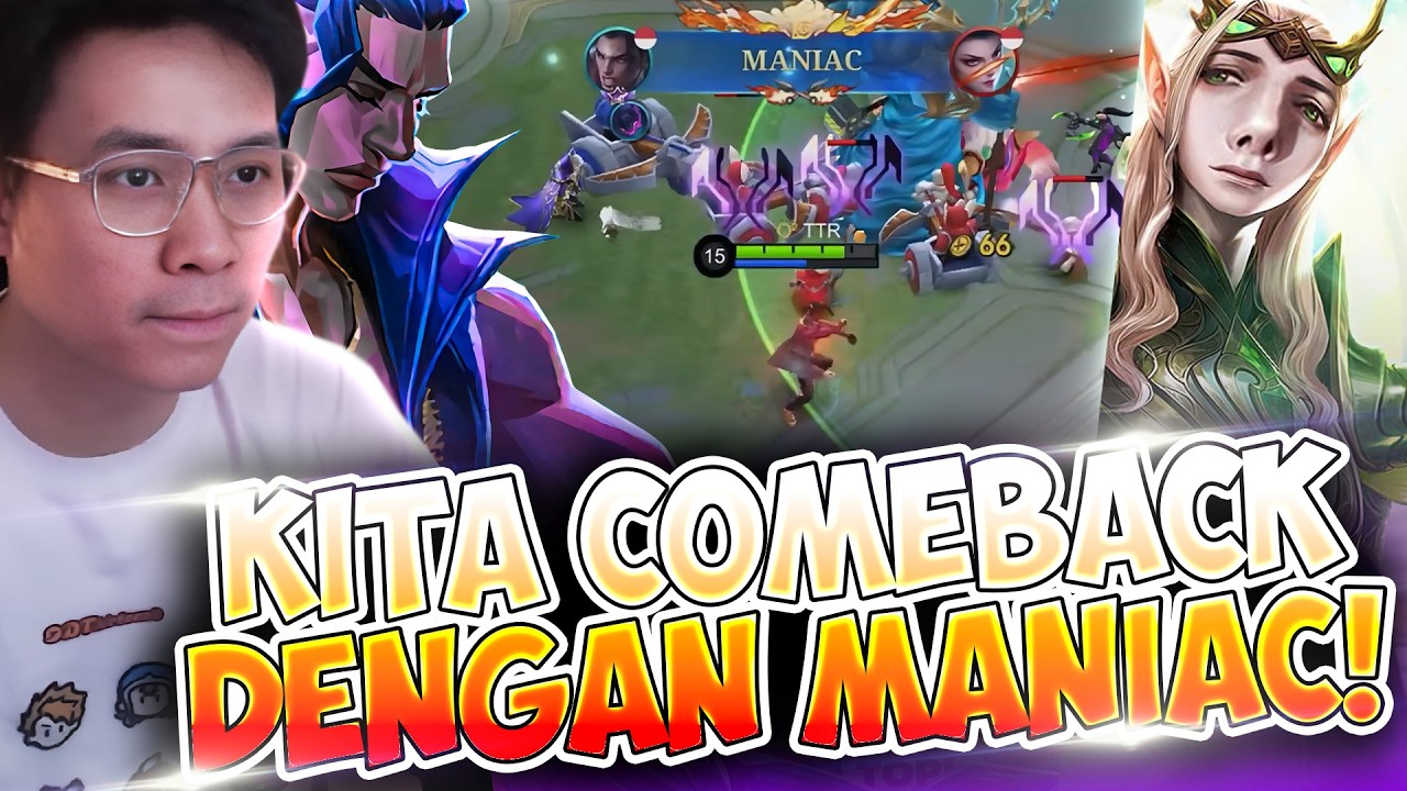 MANIAK DENGAN SETUP MUSUH ANTI DARAH BOCOR, PEGEL BANGET MUKULIN-NYA !! - Mobile Legends