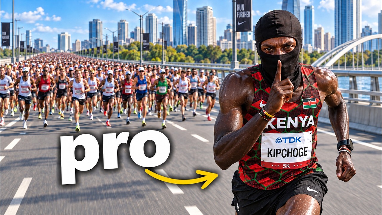 1,000 People vs 1 Olympian In A 5k Race