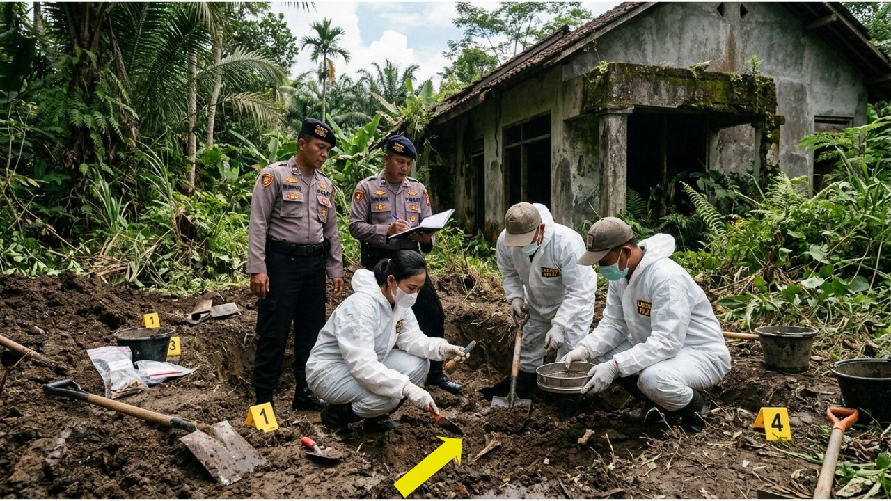 BALIKPAPAN MENCEKAM‼️ Polisi Bongkar Halaman Rumah yang Lama Terbengkalai, Rahasia Besar  Terkuak!