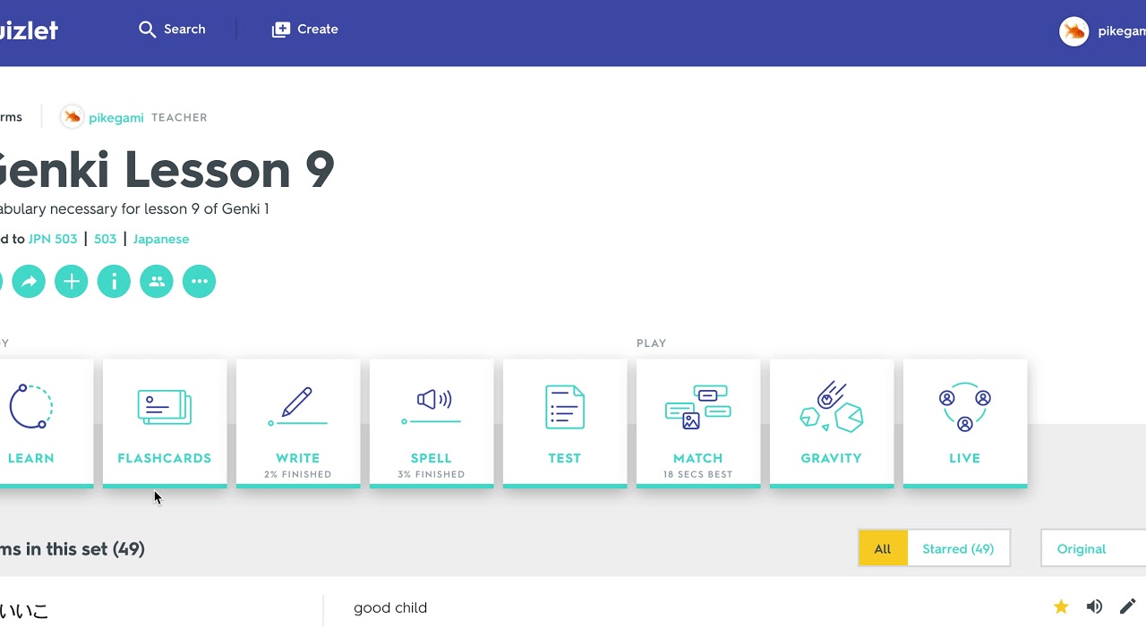 How to Use Quizlet to Study Japanese Vocabulary