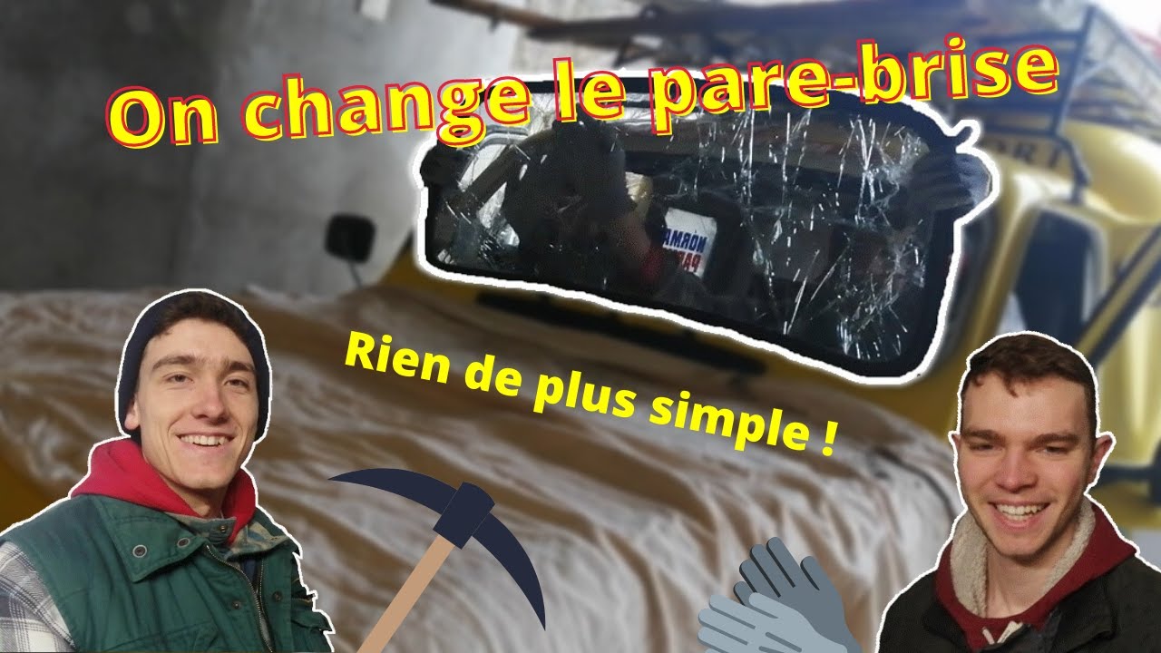 EP 5 -- On change le pare-brise de la 4L !!