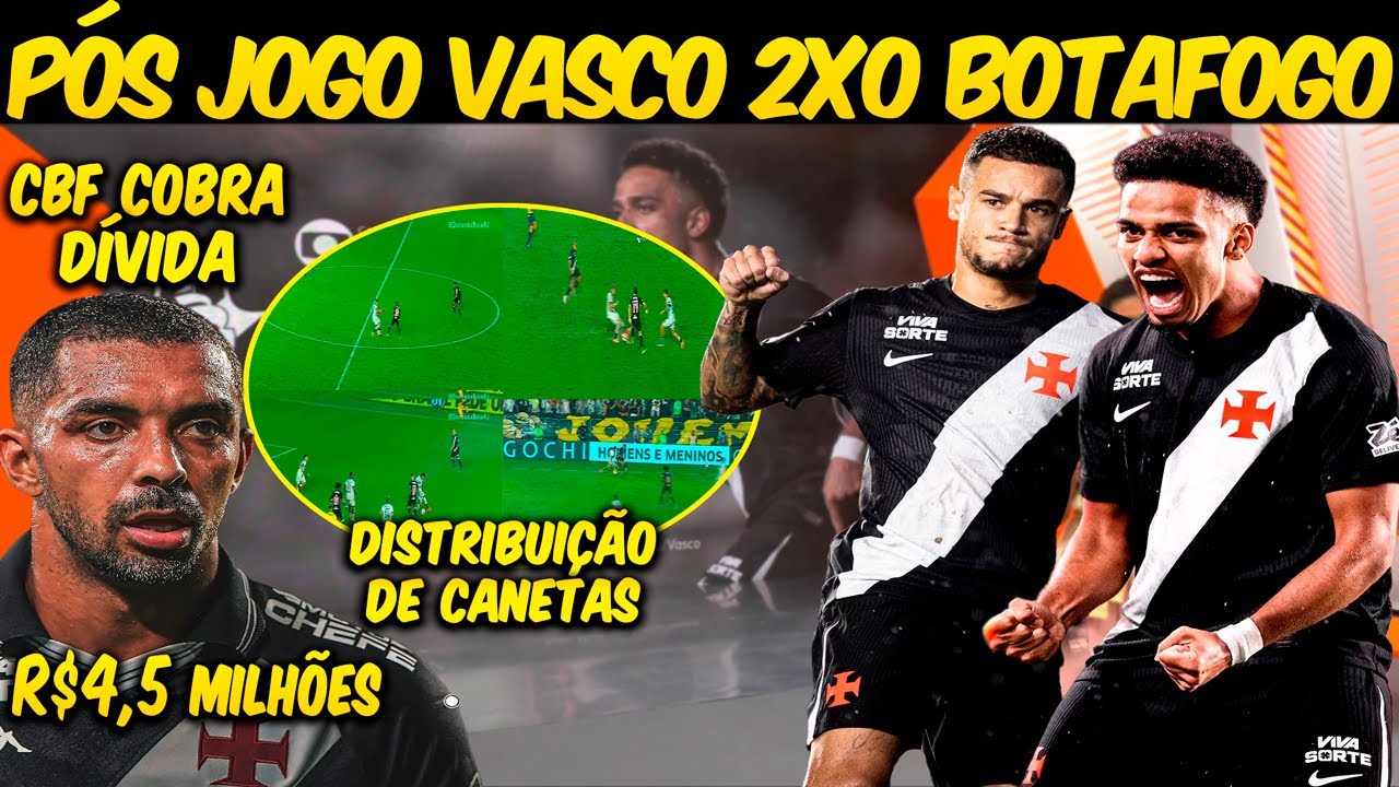 GLOBO ESPORTE RIO💢SEGUNDA💢VASCO LAVA A ALMA EMBAIXO DE CHUVA E VENCE O BOTAFOGO💢DÍVIDA DO PH💢E+
