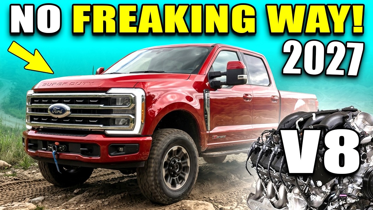 Zupełnie nowy silnik Godzilla V8 dla Forda Super Duty z 2027 r. Złośliwcy Forda kłaniają się!