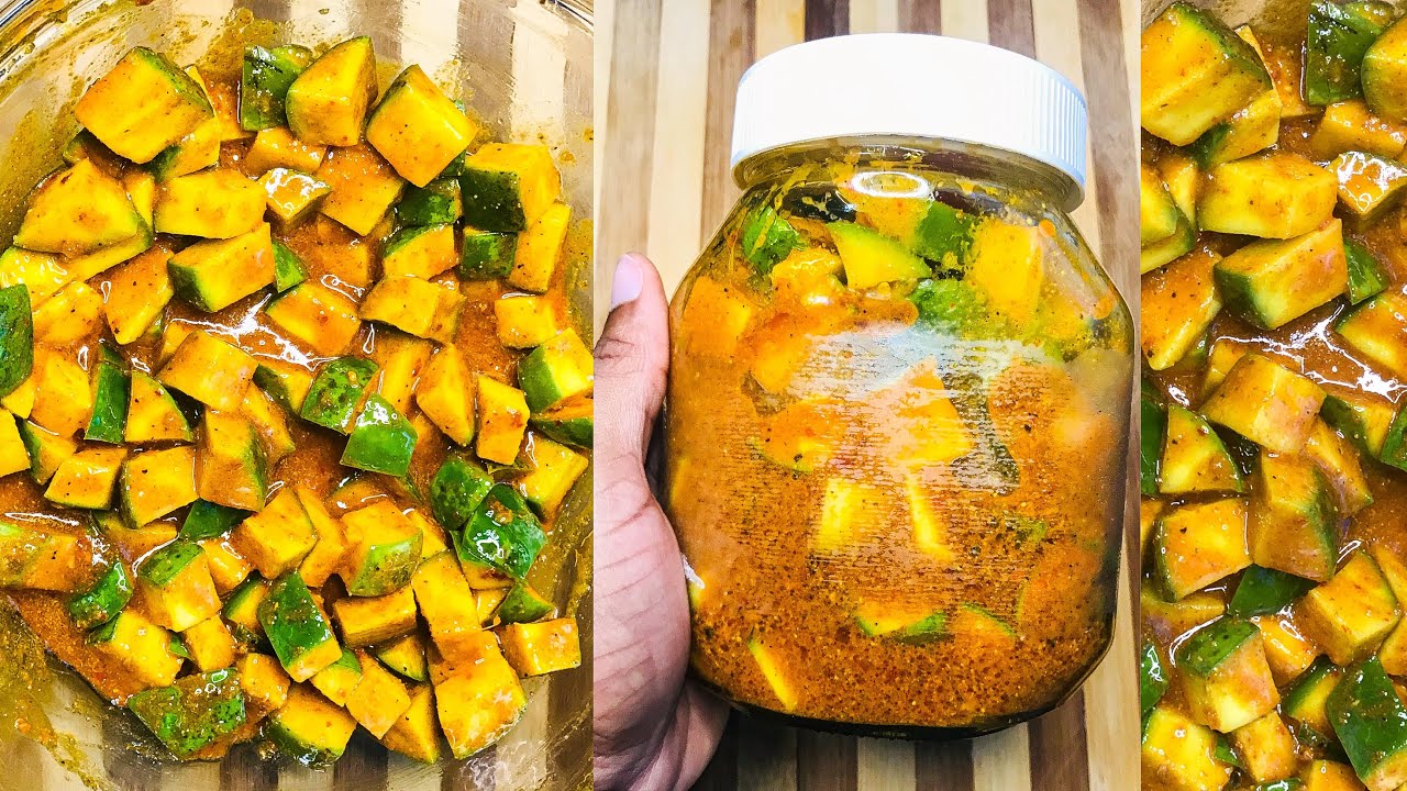 KUTENGENEZA MANGO PICKLE NYUMBANI/ HOMEMADE MANGO PICKLE RECIPE