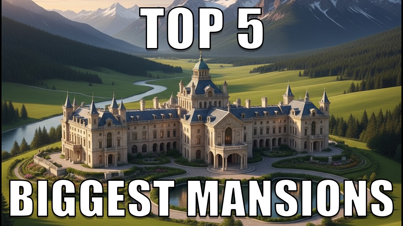 Exploring the Top 5 Biggest Mansions for Sale in 2024