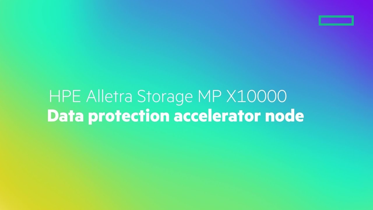 HPE Alletra Storage MP X10000 Data Protection Accelerator Node