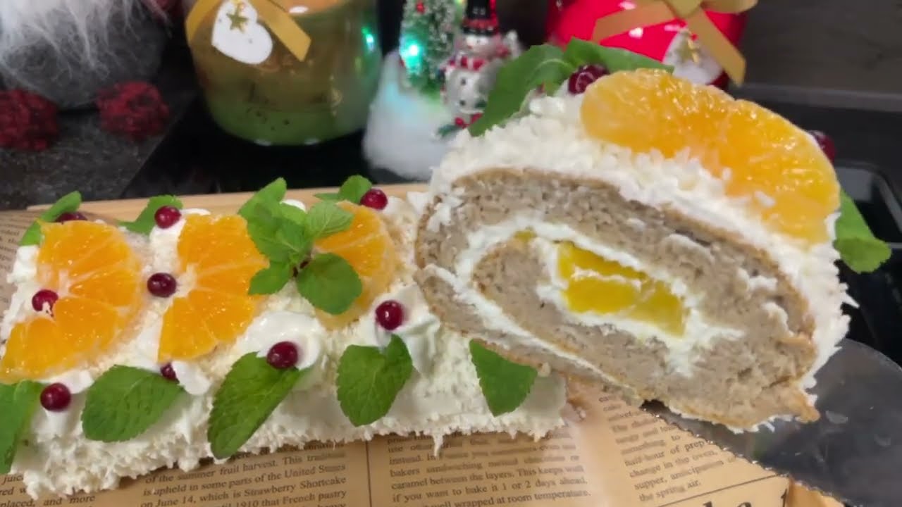 🎄Этот протеиновый рулет обязательно должен быть на вашем рождественском столе! Без сахара и невероят