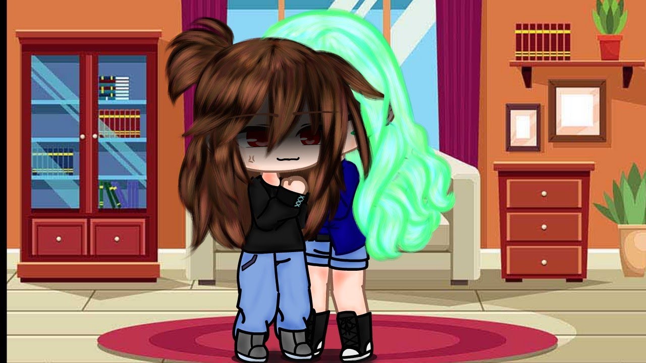 •La tía de Diana fue a conocer a Axel y sale mal 🫠• (sin audio) #diakko #gachaclub #gacha #yuri