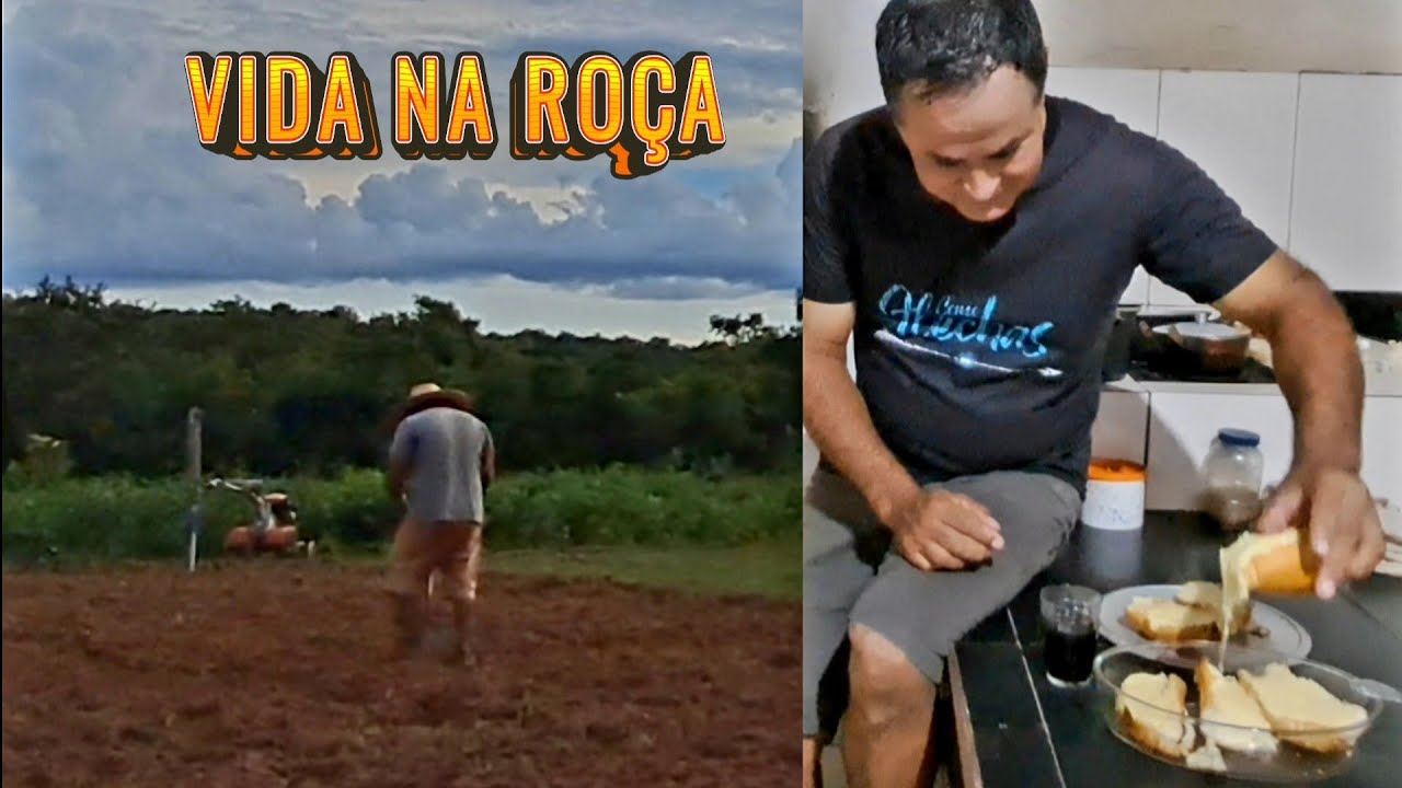 Dia dia na roça,  trabalho e comida boa