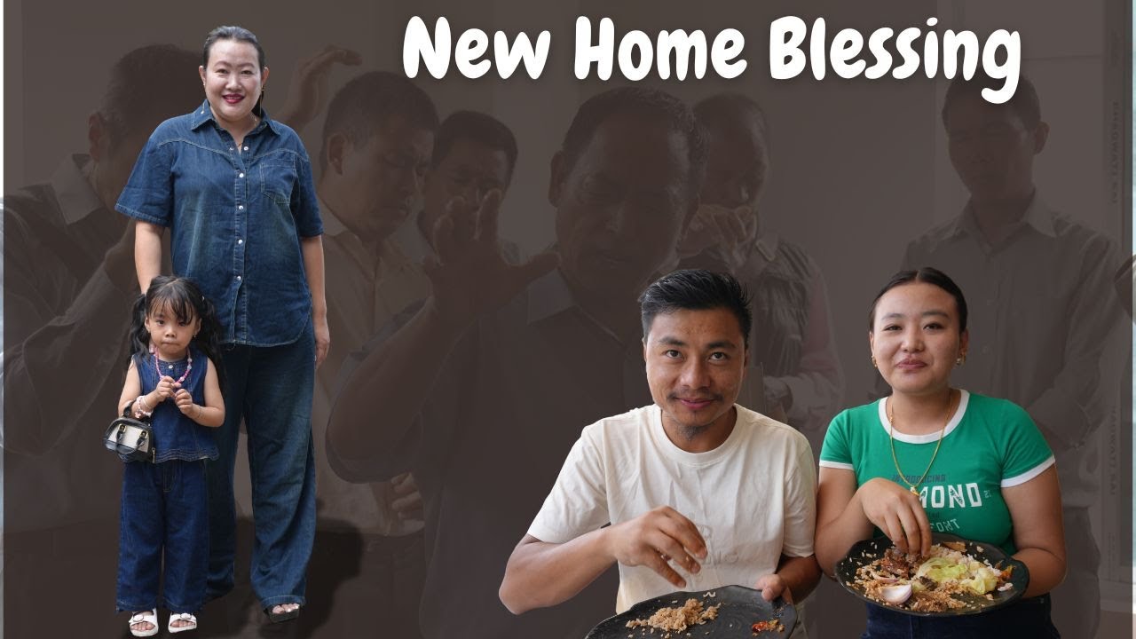 Blessing of Genevive's new house, Manipur