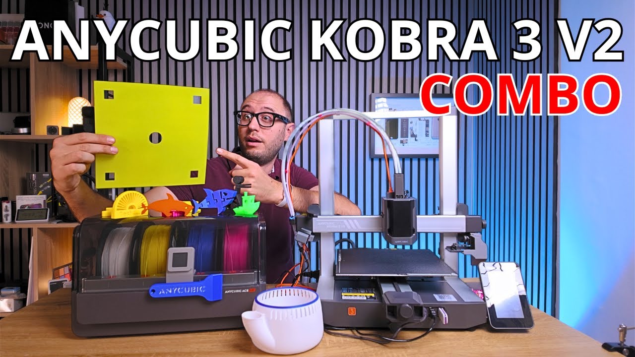 MI HA SORPRESO! - Recensione Anycubic Kobra 3 V2 Combo