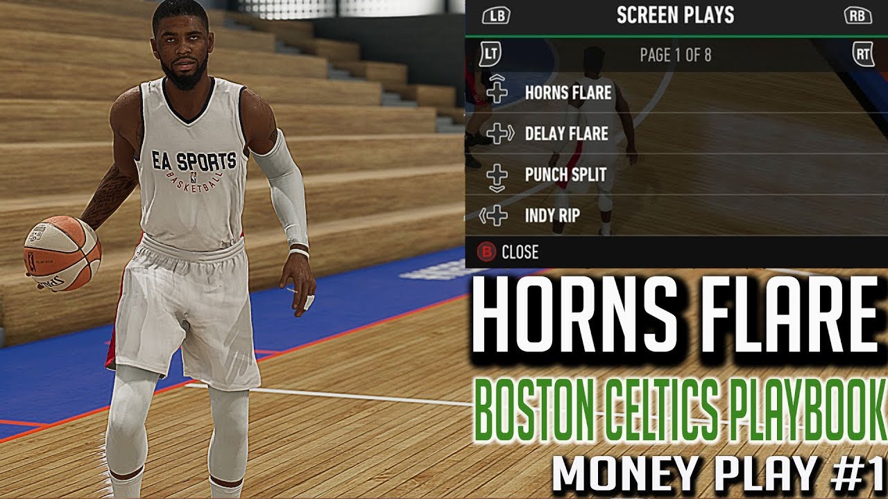 NBA LIVE 19 - HOW TO RUN GOTO MONEY PLAYS #1 - BOSTON CELTICS PLAYBOOK - @EASPORTSNBA #KEEPSIMALIVE
